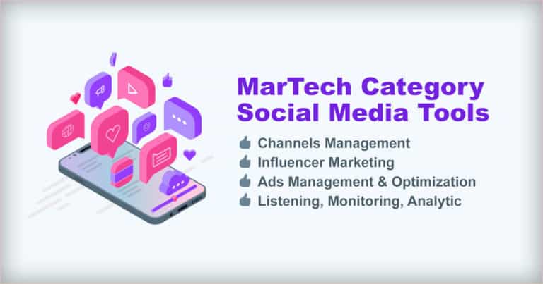 Social Media Tool  in Martech Landscape
