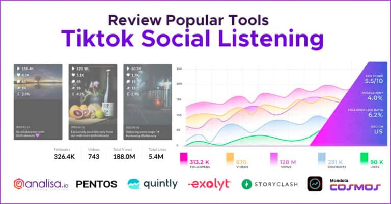 เครื่องมือ Social Analytics &  Listening สำหรับวิเคราะห์ Tiktok