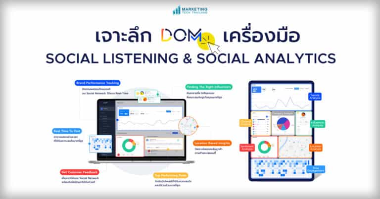 DOM Social Listening & Social Analytics Tool เครื่องมือ Martech ของคนไทย ที่ช่วยให้คุณเข้าใจความต้องการของลูกค้าได้อย่างมีประสิทธิภาพ